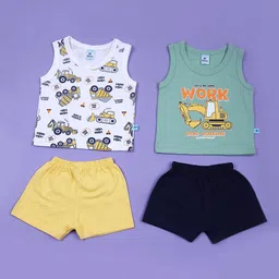V-Mart Boys Printed T-shirt with Shorts-picture-37