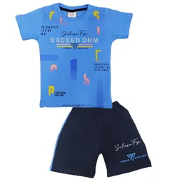 BAESD Infants Printed Pure Cotton T-shirt with Shorts image 1