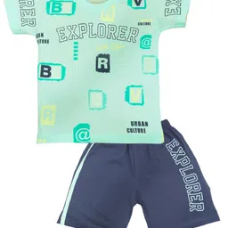 BAESD Infants Printed Pure Cotton T-shirt with Shorts-picture-48