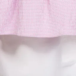 Peppermint Girls Checked Square Neck Top with Shorts image 2