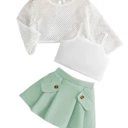 StyleCast Green Infant Girls Top with Skirt-picture-43