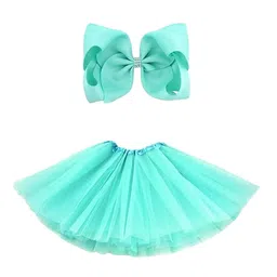 TILISM Girls Flared Skirt With Bow-image-47