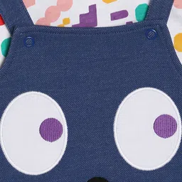 MINI KLUB Infants Girls Top with Dungaree Skirt Set image 5