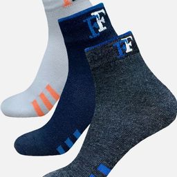 FIMS Men Pack Of 3 Crew Ankle Length Socks-picture-39