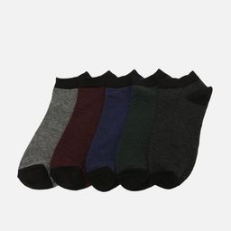 Trendyol Men Pack of 5 Striped Ankle-Length Socks-picture-46