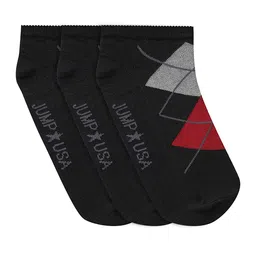 JUMP USA Men Pack Of 3 Assorted Ankle Length Socks image 3