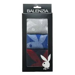 Playboy Men Pack Of 3 Patterned Ankle Length Socks image 5