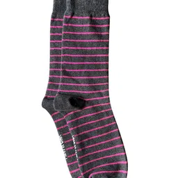 Mint & Oak Men Pack Of 3 Striped Above Ankle-Length Socks image 5