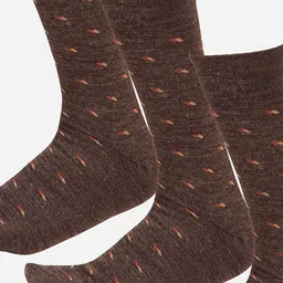 Bodycare Men Pack Of 3 Patterned Calf-Length Socks image 5