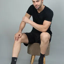 Dollar Socks Men Pack of 3 Cotton Above Ankle-Length Socks image 3