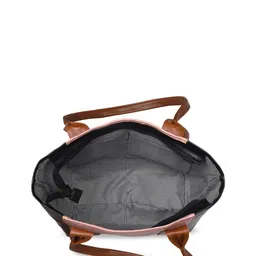 Toteteca Colourblocked PU Oversized Shopper Tote Bag image 5