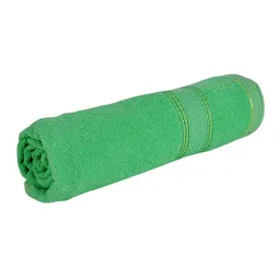 Kuber Industries Green Solid 400 GSM Soft Cotton Bath Towel image 3