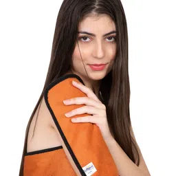 Softspun Microfiber Brown 4 Pieces 280 GSM Face Towels image 5