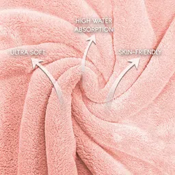 Softspun Microfiber Pink 4 Pieces 280 GSM Microfiber Face Towels image 4