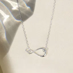 HighSpark 925 Sterling Silver Infinite Love Pendant with Chain-picture-25