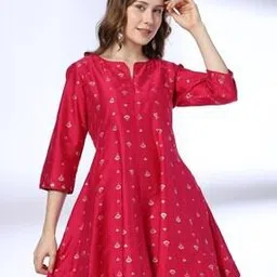 avaasa mix n' match Women Floral Print Flared Kurta-picture-43