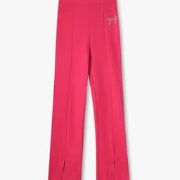 Girls Flared Knit Pants-image-19