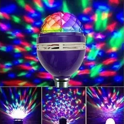 glamezone NEW ARRIVAL 360 Degree Rotating Crystal LED Bulb,LED Light Disco Ball Set image 4
