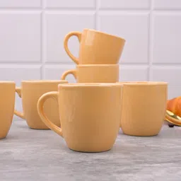 storepedia Pack of 12 Ceramic Tea Cups Set of 12 200ml Coffee Cup & Coffee Mug Set for Home, Office & Kitchen-picture-18