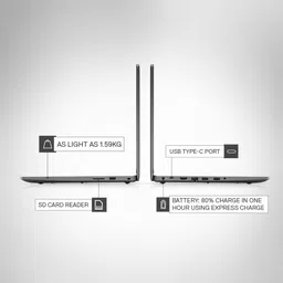 DELL Vostro Intel Core i3 11th Gen 1115G4 - (8 GB/256 GB SSD/Windows 10) VOSTRO 3400 Thin and Light Laptop image 5