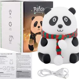 kssc Cute Panda USB Rechargeable Night Lamp Table Lamp image 3