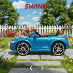 mekashi Rechargeable Car for Kids with Remote Control, Music Car Battery Operated Ride On image 5