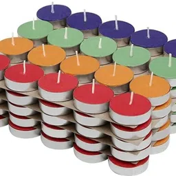 drishti Tea Lights Candles Burn Time 1-1:30 Hrs Smokeless Candle-picture-45
