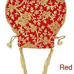 crafty cottage Women Red Potli image 3