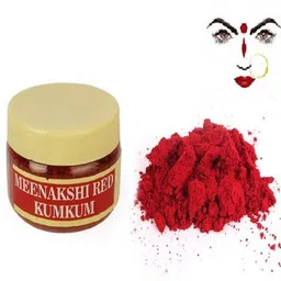 naachaas Madurai Sri Meenakshi Amman Manjal Thazhampoo Kumkum 30 gms with Eyetex kumkum Paste 2.3gm Red Colour sindoor image 4