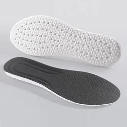 henij Unisex Grey Comfortable Athletic Insoles Pair for Formal and Sports Shoes PU Foam Arch Orthotic, Regular, Sports Shoe Insole-picture-20