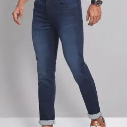 AD By Arvind Skinny Fit Light Fade Stretchable Jeans image 2