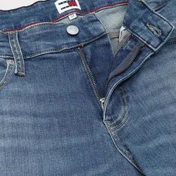 Tommy Hilfiger Men Straight Fit Low Distress Light Fade Stretchable Jeans image 3