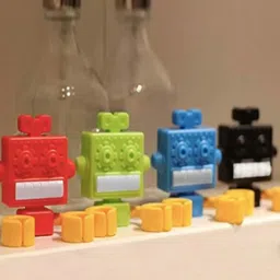 the quirk box Assorted Robot Toothbrush Holder image 1