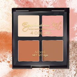 Adbeni Nude Matte 4 Colours Eyeshadow Kit 14 gm - Shade 04-picture-42