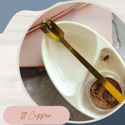 KINDED Set Of 2 Makeup Pigments Loose Shimmer Eyeshadow - White Pearl 03 & Copper 07 image 4