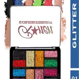 Adbeni 12 Color Shimmery Bridal Eyeshadow Palette 18g - Ranen 1249 image 4