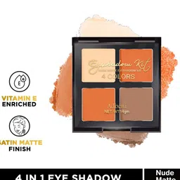 Adbeni Nude Matte 4 Colours Eyeshadow Kit 14g - Shade 02 image 2