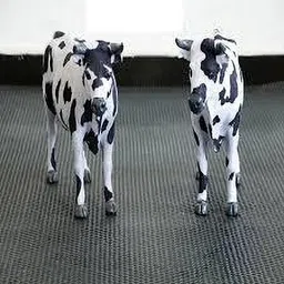 jindalmat Waterproof Black Cowmat BPA Free With Raised Edges Premium Quality Cow, Dog, Hamster, Guinea Pig, Miniature Pig Pet Mat-picture-10