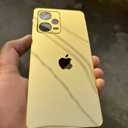 TWUAOP REDMI NOTE 12 5G MIRROR BACK PANNEL ACRYLIC SHEET APPLE Mobile Skin image 4