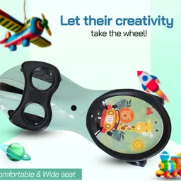 miss & chief Voyager-Safari Swing for kids, Magic car for Boys & Girls Rideons & Wagons Non Battery Operated Ride On image 4