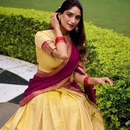 rendol Solid Semi Stitched Lehenga Choli image 5