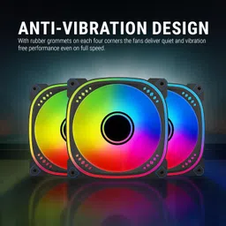 Ant Esports SPECTRAFLOW 120mm 3 IN 1 ARGB Fan Kit 1800 RPM Cooler image 3