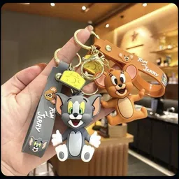 ohzen Tom and jerry imported rubber keychain heigh quality keychains_J507 Key Chain-picture-10