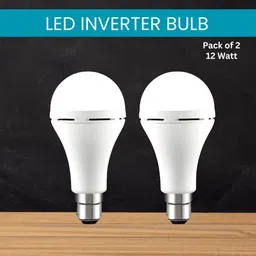 yaroh 12W Emergency Inverter LED Bulb & Rechargeable Emergency Led Bulb For HomeWU208 4 hrs Bulb Emergency Light image 1