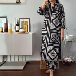 bhagyesh fashion Women Viscose Rayon Kurta Palazzo Set-picture-16