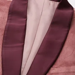 house of pataudi Men Striped Single Breasted Party Blazer image 2