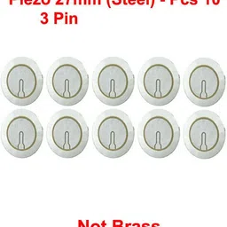 elph 27mm Piezoelectric Sensor/Buzzer/Transducer/Disc STEEL 27Mm Piezo - Set Of 10 Electronic Components Electronic Hobby Kit-picture-10