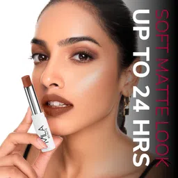mila beaute Locked In Lips Lipstick Transfer Proof with Velvety Texture Lightweight image 4