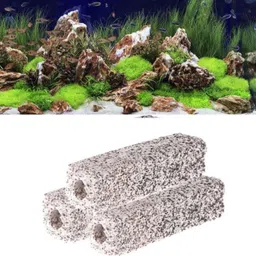 vayinato Bacteria House Filter Media Tube (Grey, (Pack of 3) ) for Fish Tank Koi Pond Trickle Aquarium Filter-picture-12