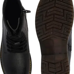 fausto Classic High Ankle 8-Eye Lace Up Casual Long Travelling|Trekking Boots For Women image 2